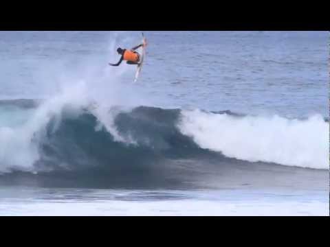 Hawaiian Surfer Filipe Toledo Lands a Backside 540