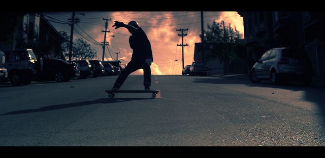 Liam Morgan Slides with Style in San Francisco.