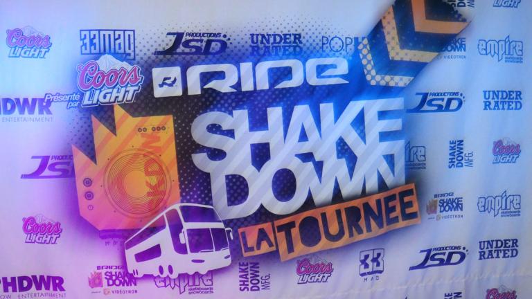 Lancement de la tournée Ride Shake Down au Vieux Shack