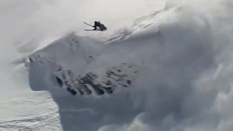 #FlippinFridays: That time you threw a backflip in front of a raging avalanche
