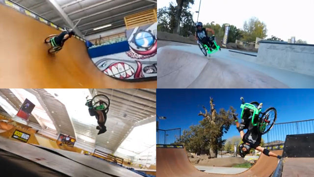Gnarly Skate Park &amp; Ramp Riding ... In A Wheelchair!
