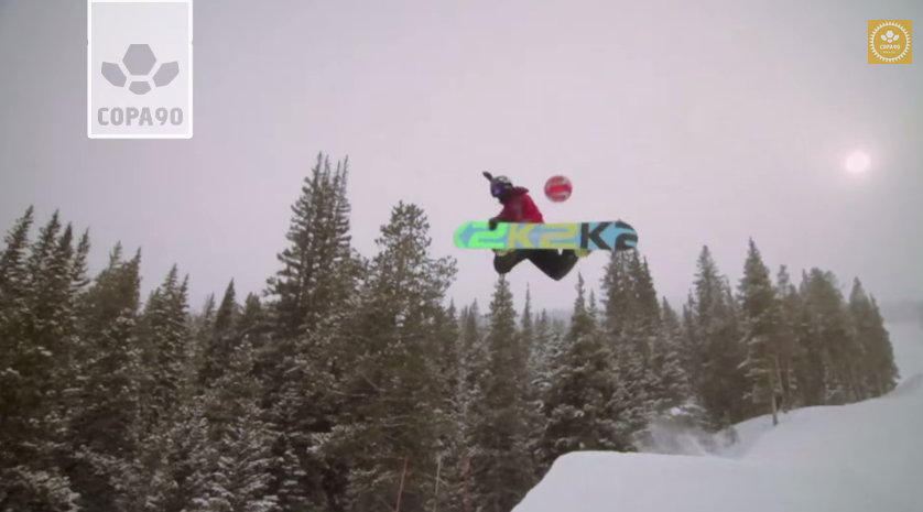 This Is What Happens When You Combine Soccer &amp; Snowboarding