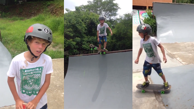 Ce ptit dude donne une lesson de skate [Vidéo]