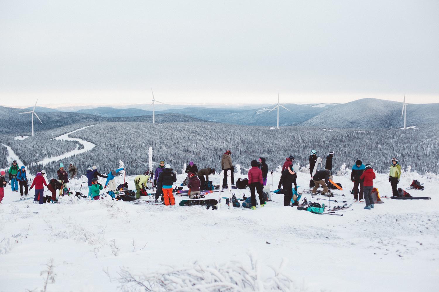 L'édition 2015 de White Lips; du backcountry entre filles dans les Chic-Chocs