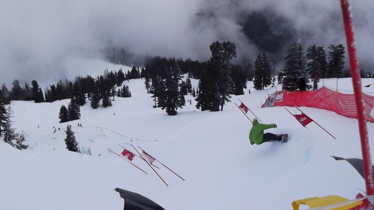 Seth Wescott and Mealle Ricker win at the 28th Legendary Baker Banked Slalom - w/ Video