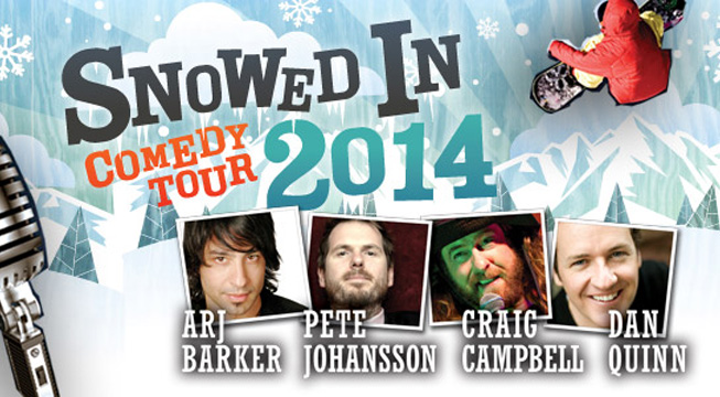 The Snowed In Comedy Tour Is Set To Hit BC & Alberta Like A Storm