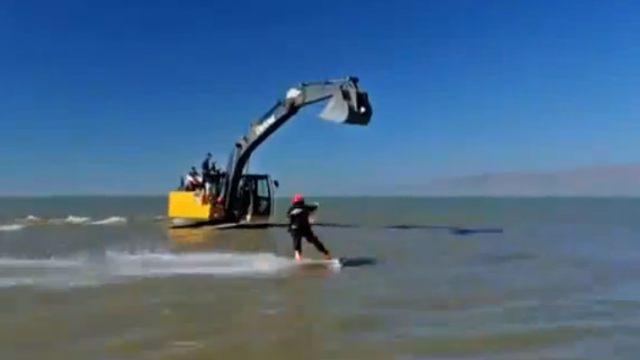 Surf With A Tractor-Winch? Challenge Accepted!