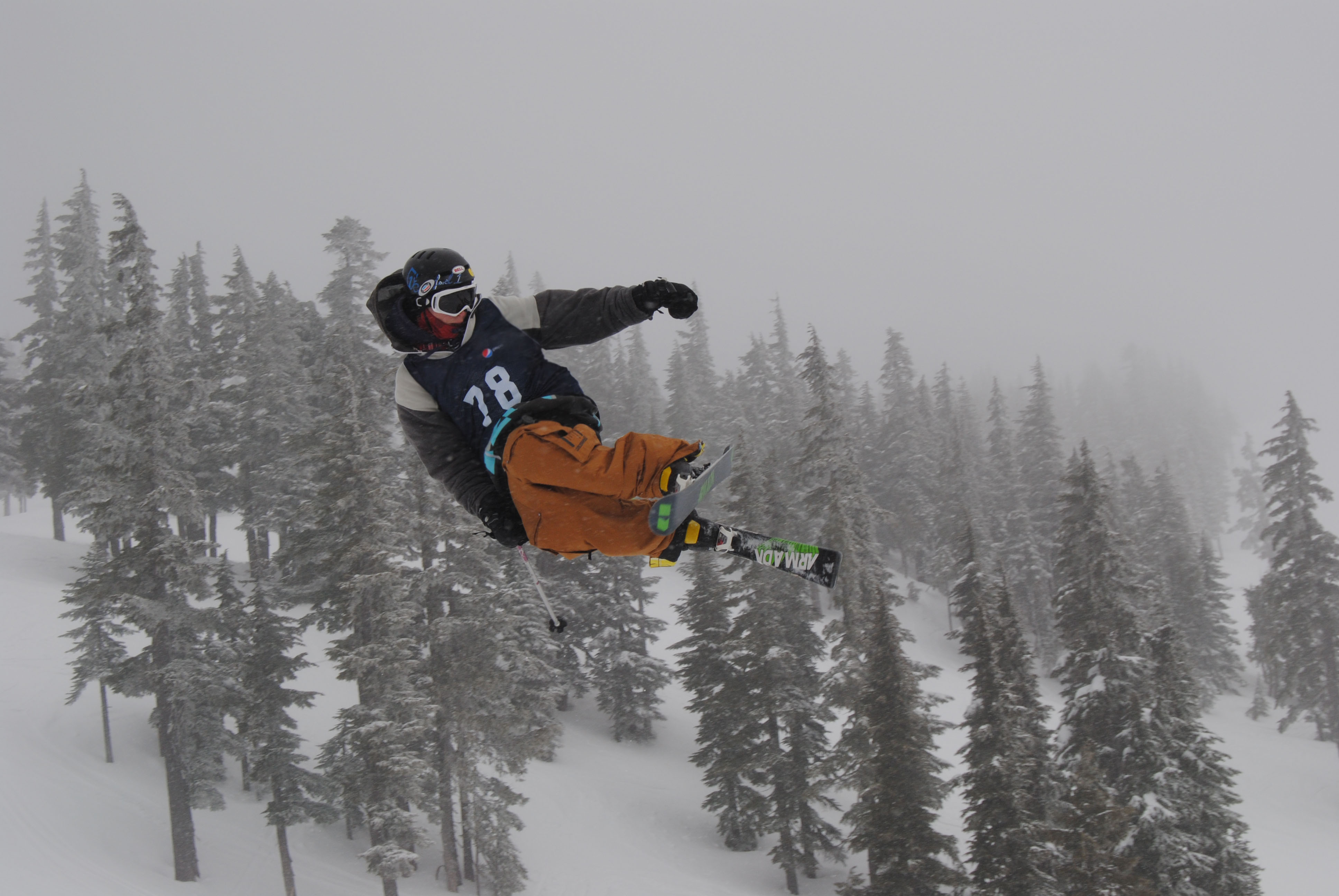 Stomping Hard At The 2014 Dakine Slopestyle Comp