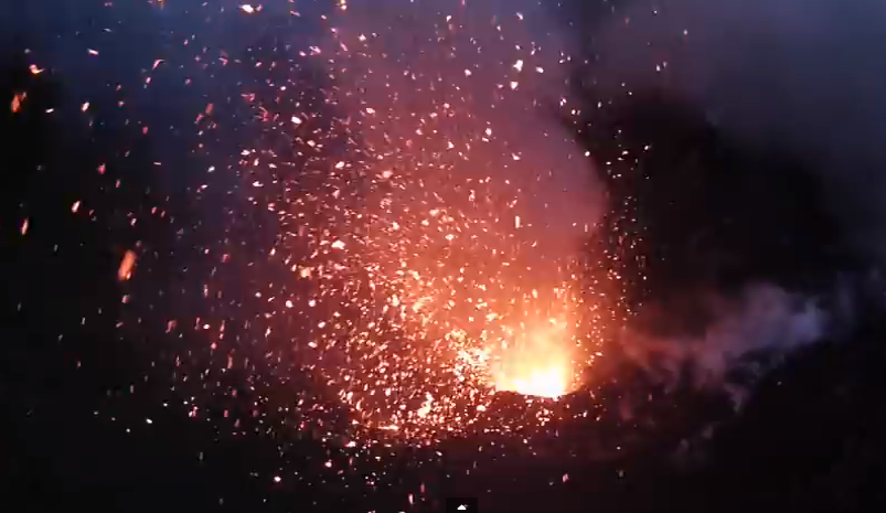 Would You Fly A Drone Into A Volcano? This Guy Did Any The Footage Is Incredible