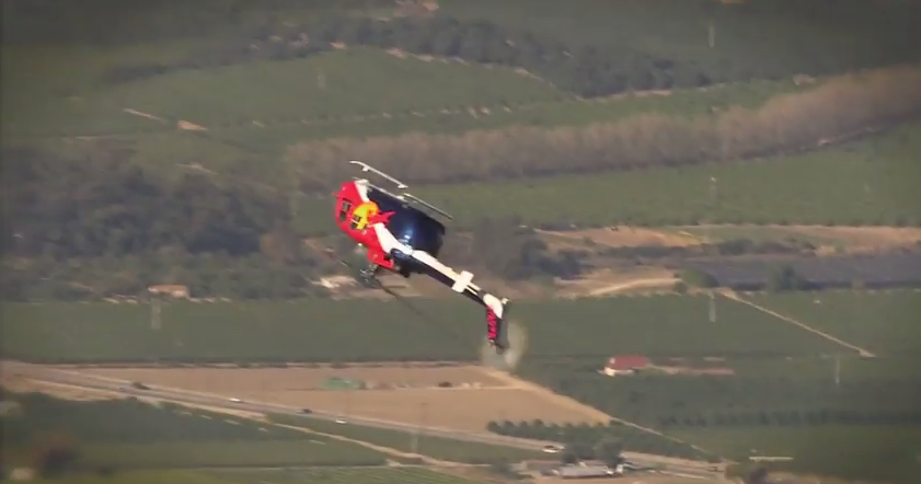 Insane Redbull Heli Pilot Defies Gravity, Science & Logic As He Flips And Spins His Helicopter In Ways You Never Thought Possible