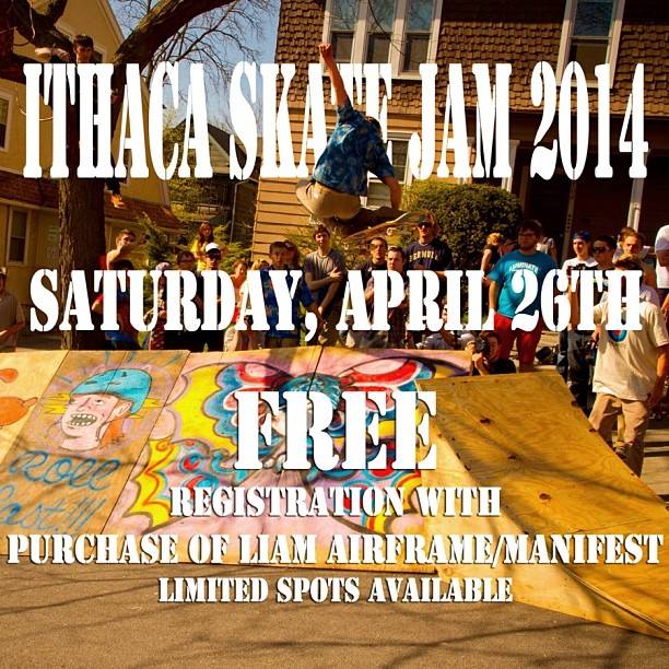 Ithaca Skate Jam 2014 en vidéo
