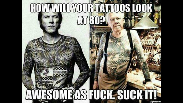 These Photos Of Inked Up Seniors Proves Tattoos Just Get Better With Age