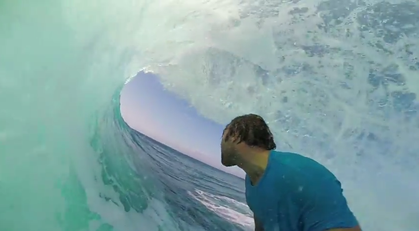 How Epic Is This? 5 Barrels On One Wave In Bali!