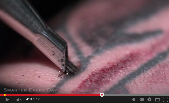This Is Why Tattoos Hurt, Well Kinda' [Video]