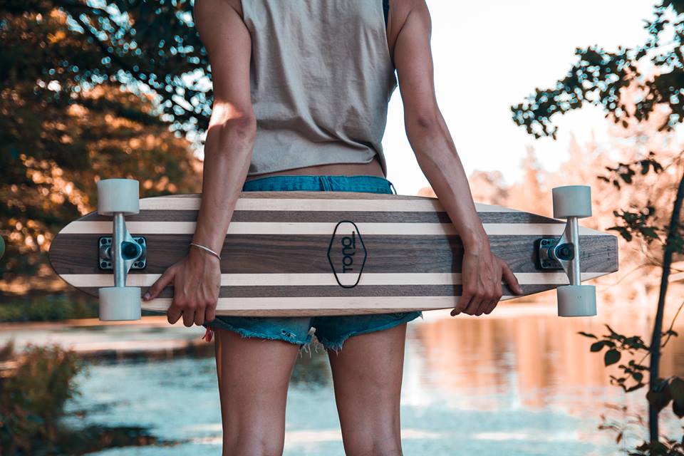 Tono longboards, des boards faits à partir de retailles de tonneaux de whisky